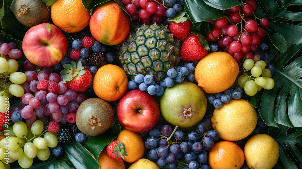 close up of variety of fruits and vegetables close up of variety of fruits and vegetables