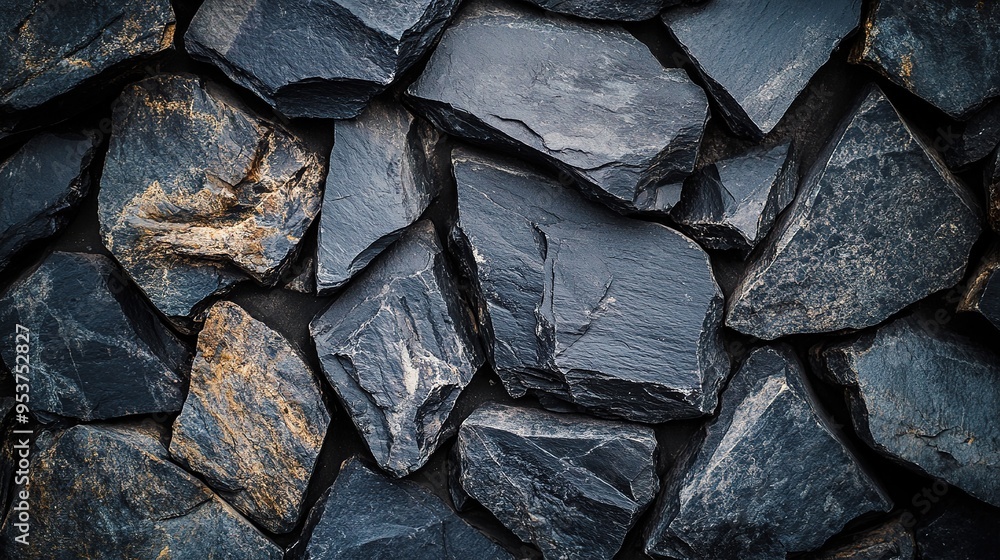 Textured dark stone wall with irregular shapes and shades highlighting natural patterns Textured dark stone wall with irregular shapes and shades highlighting natural patterns