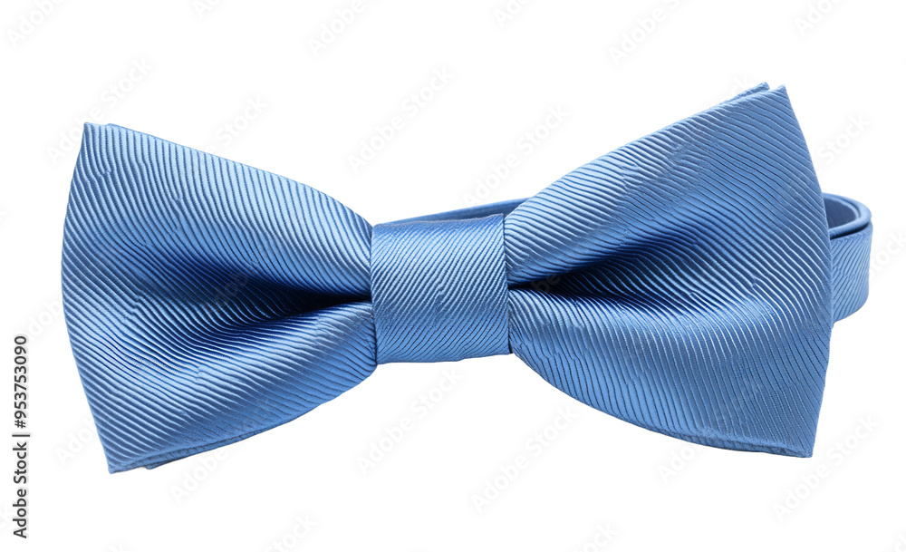 Blue bow tie isolated on a white background Blue bow tie isolated on a white background
