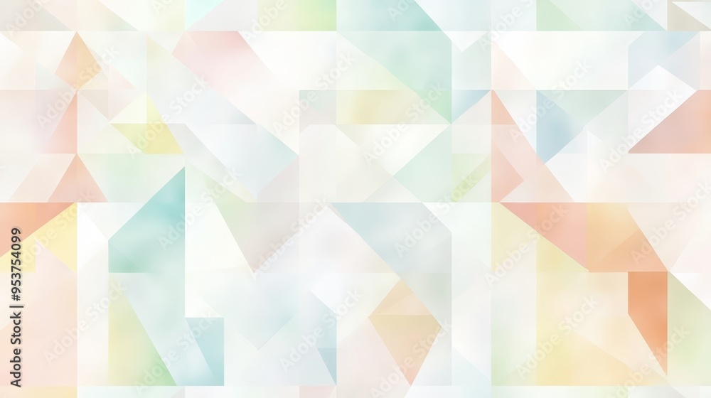 Obraz premium Abstract Geometric Pastel Pattern Background