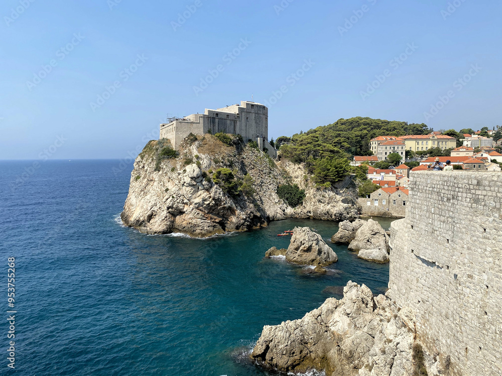 A view of Dubrovnik in Croatia from the city walls A view of Dubrovnik in Croatia from the city walls