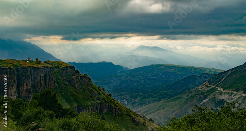 Wallpaper Mural landscape in the morning. Dagestan, Caucasus, Torontodigital.ca
