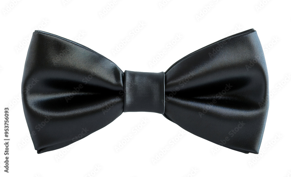 Black bow tie isolated on a white background Black bow tie isolated on a white background