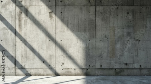 A high-quality AI-generated stock image of a smooth concrete wall background with subtle texture, leaving ample space for text. Ideal for modern, industrial, or minimalist design themes.