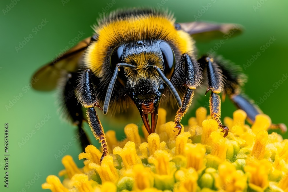 Bumblebees, with their gentle hum, calming presence create a peaceful atmosphere in any natural setting Bumblebees, with their gentle hum, calming presence create a peaceful atmosphere in any natural setting