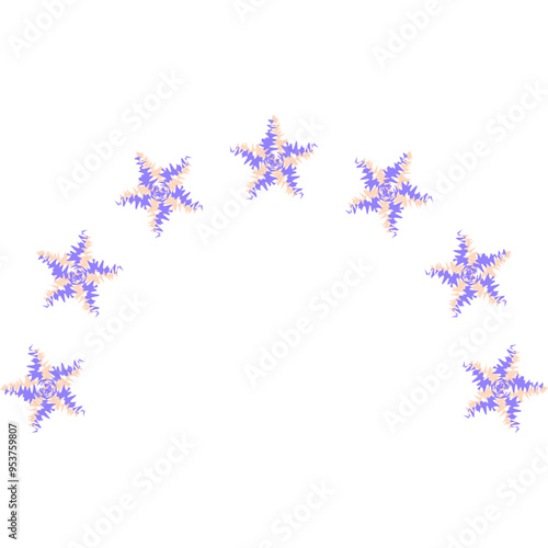 Cute Star Shape Doodles