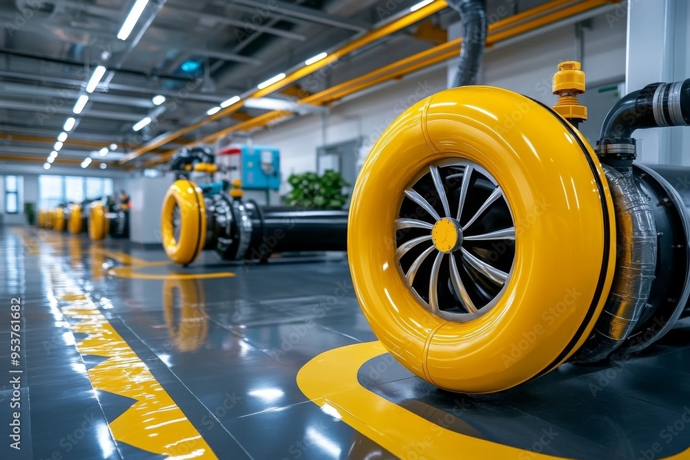 Energy efficiency expansion projects are captured in a realistic photo ...