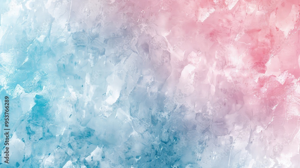 Fototapeta premium A soft, textured background blending pastel blue and pink hues, ideal for digital designs and creative projects.