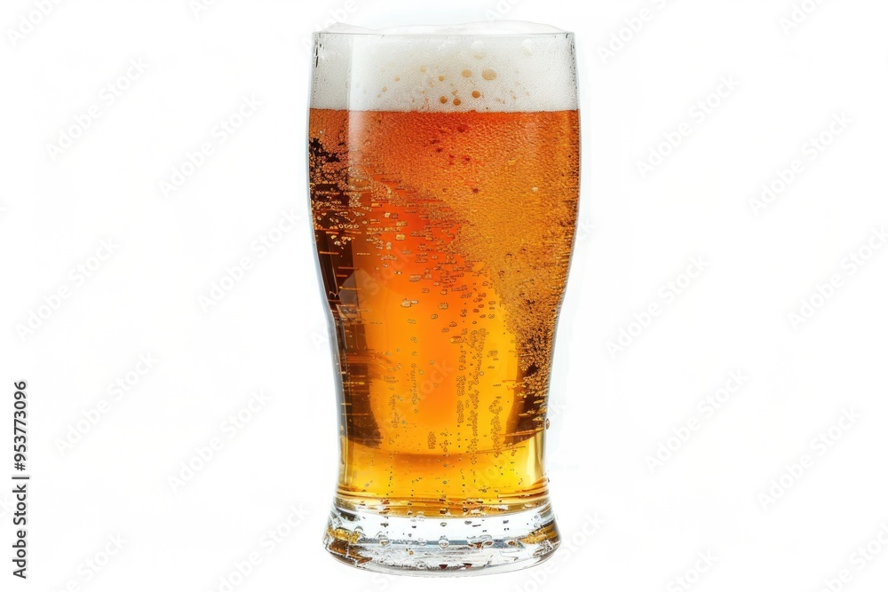 Beer Beer in glass isolated on white background Beer Beer in glass isolated on white background