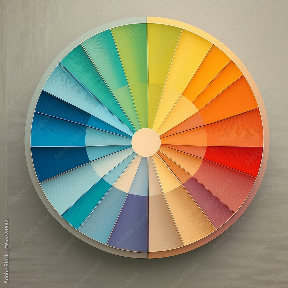 Obraz premium color wheel chart