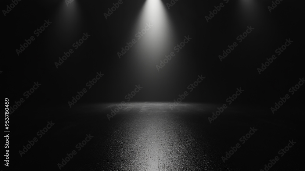 Obraz premium Flash light hitting the scene