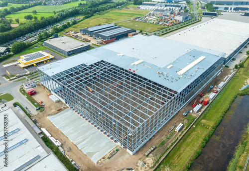 construction of a warehouse