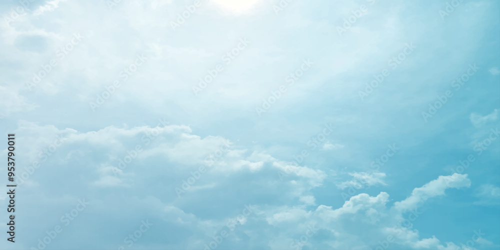 sunny sky blue light watercolor background. Aquarelle painting brush effect card paper textured canvas cloudy smoke space for text, entertaining card, template. aquamarine color graphics illustration sunny sky blue light watercolor background. Aquarelle painting brush effect card paper textured canvas cloudy smoke space for text, entertaining card, template. aquamarine color graphics illustration