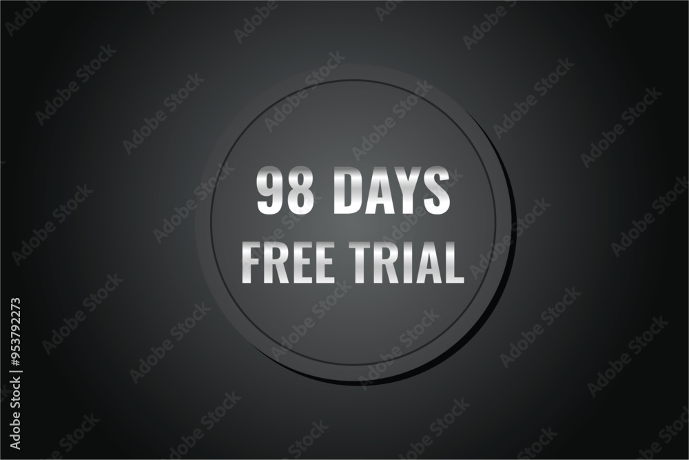 98 day free trial banner design. 98 days free banner background
98 day free trial banner design. 98 days free banner background