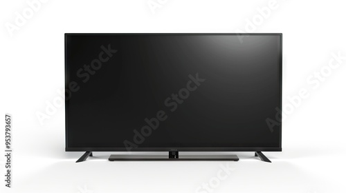 UHD Smart Tv on white background