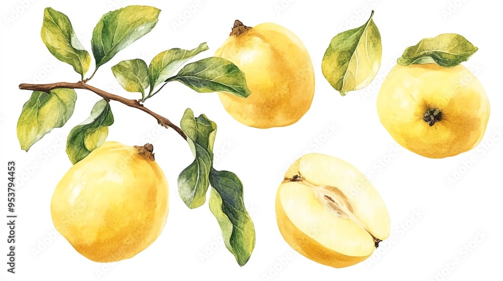 Obraz premium pear and apple