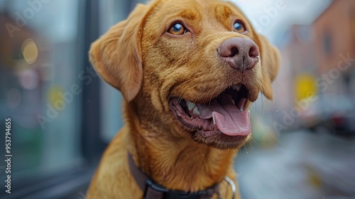 Golden Retriever Dog Portrait
