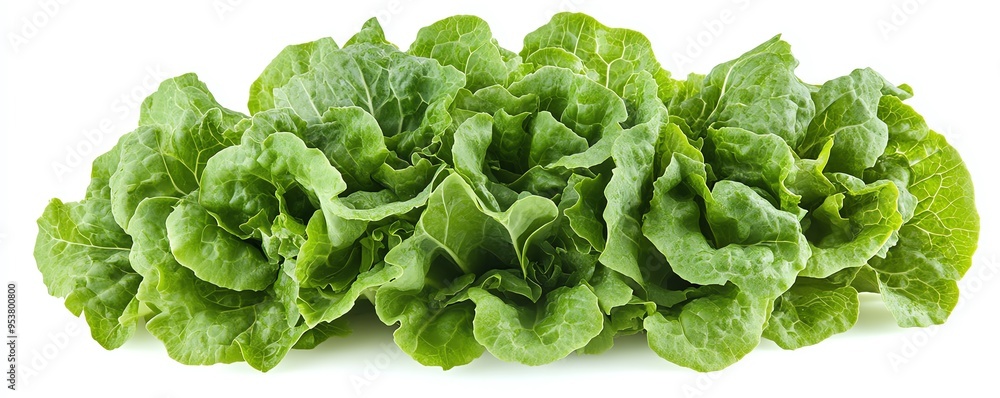 a head of iceberg lettuce, round and crisp, pale green tones, isolated on white background a head of iceberg lettuce, round and crisp, pale green tones, isolated on white background