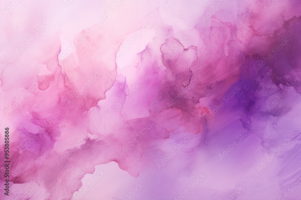 Fototapeta premium Purple and lilac abstract art background with watercolor gradient.