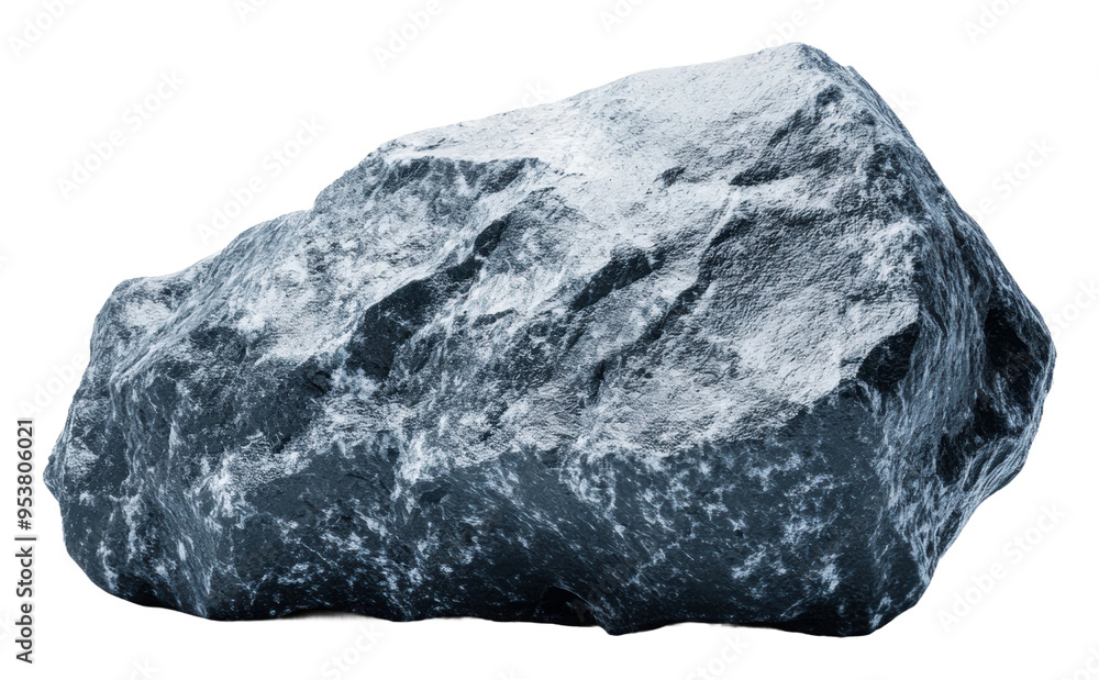 Large rough rock isolated on transparent background Large rough rock isolated on transparent background