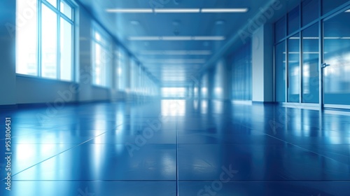 reflexive blur modern business skyline office building for business background. Blur futuristic business office.