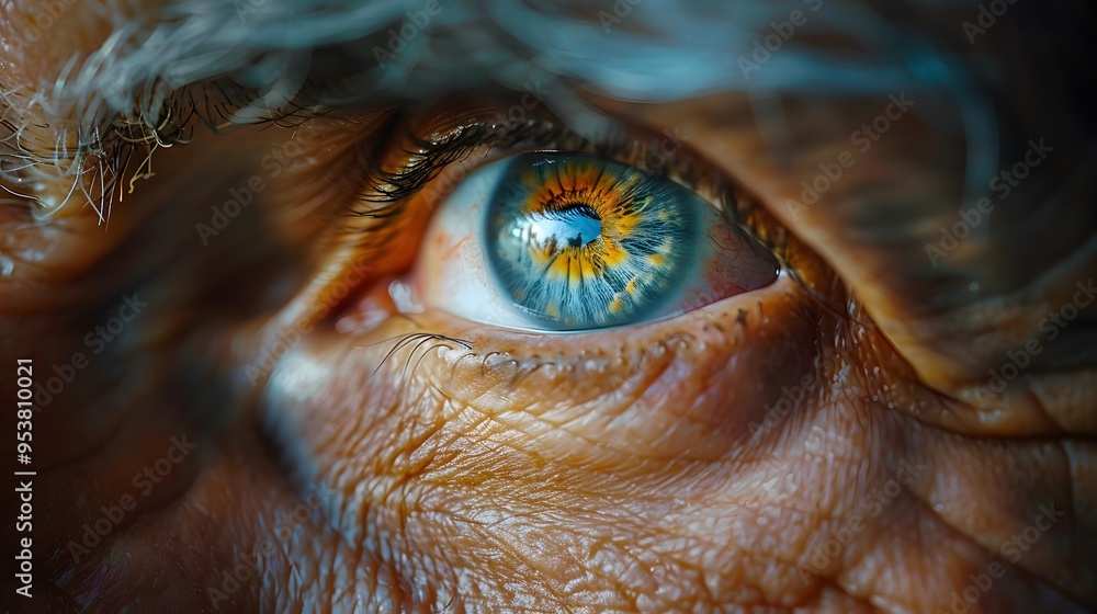 A close-up on the eyes of a blind man as they open for the first time, soft, natural light entering his vision, colors beginning to form in the background, detailed expression of wonder and disbelief, A close-up on the eyes of a blind man as they open for the first time, soft, natural light entering his vision, colors beginning to form in the background, detailed expression of wonder and disbelief,
