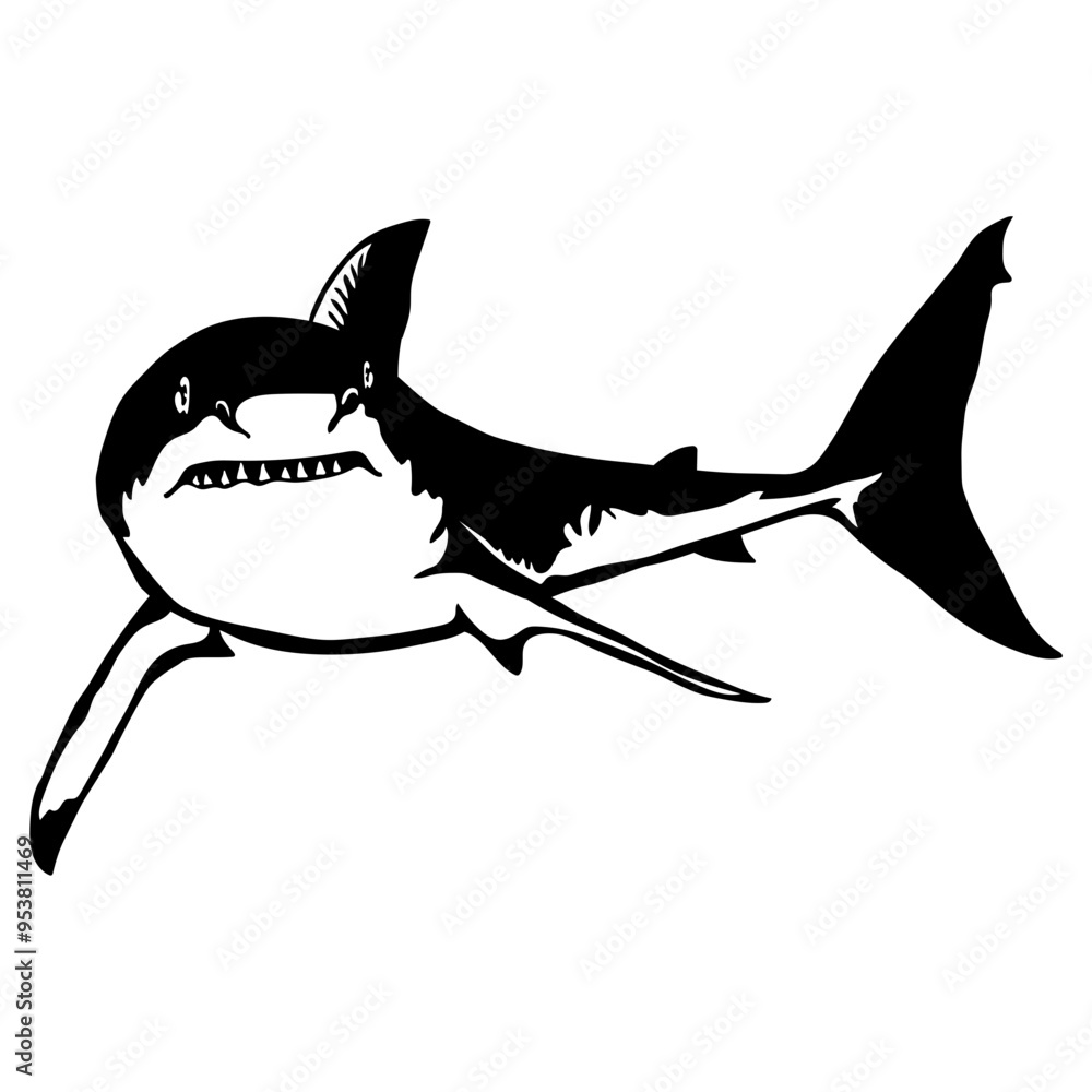 Obraz premium Great White Shark