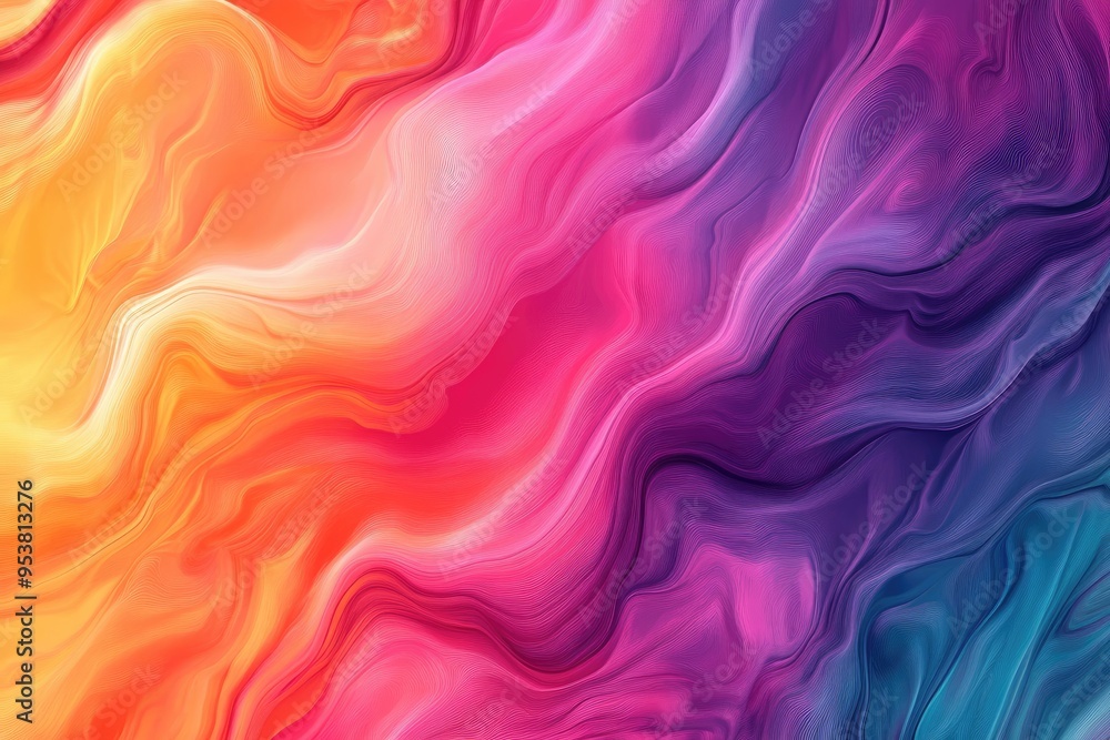 Abstract Swirling Gradient with Fine Lines Abstract Swirling Gradient with Fine Lines