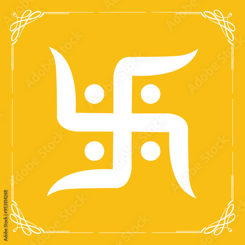 Swastik symbol of hindu religion