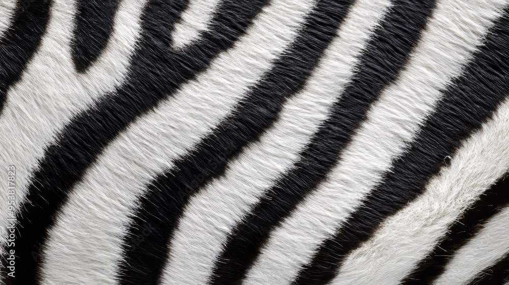 Zebra Fur Texture Background, Wild Animal Pattern for Design Generative AI Zebra Fur Texture Background, Wild Animal Pattern for Design Generative AI