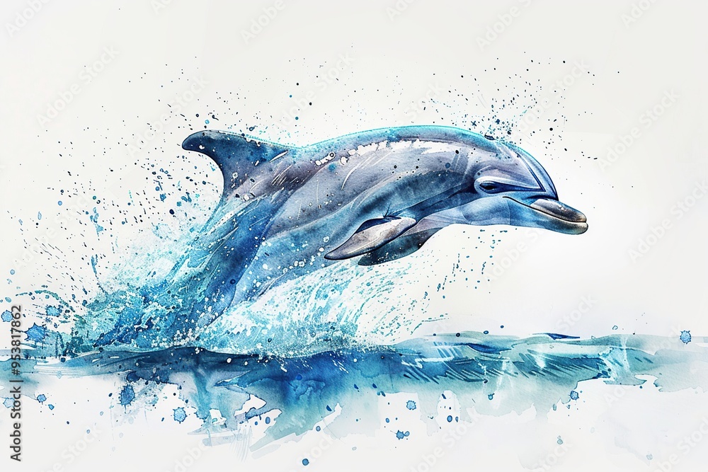 Dolphin Leaping Out of the Water Dolphin Leaping Out of the Water