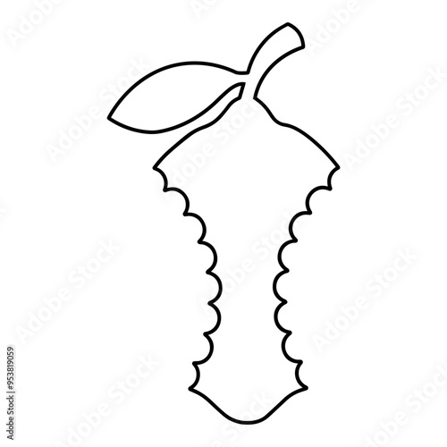 Lemon Bitten Twice Outline