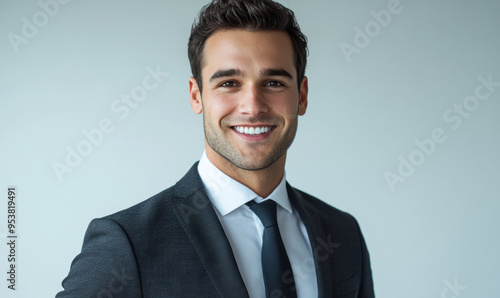 Smiling Businessman Portrait.