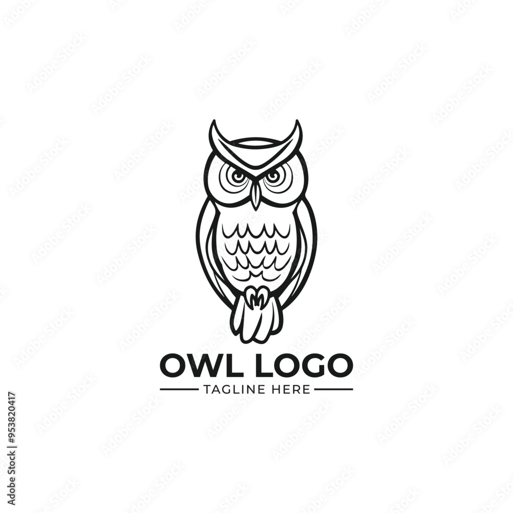 owl logo vector illustration for company, business, community, team, etc owl logo vector illustration for company, business, community, team, etc