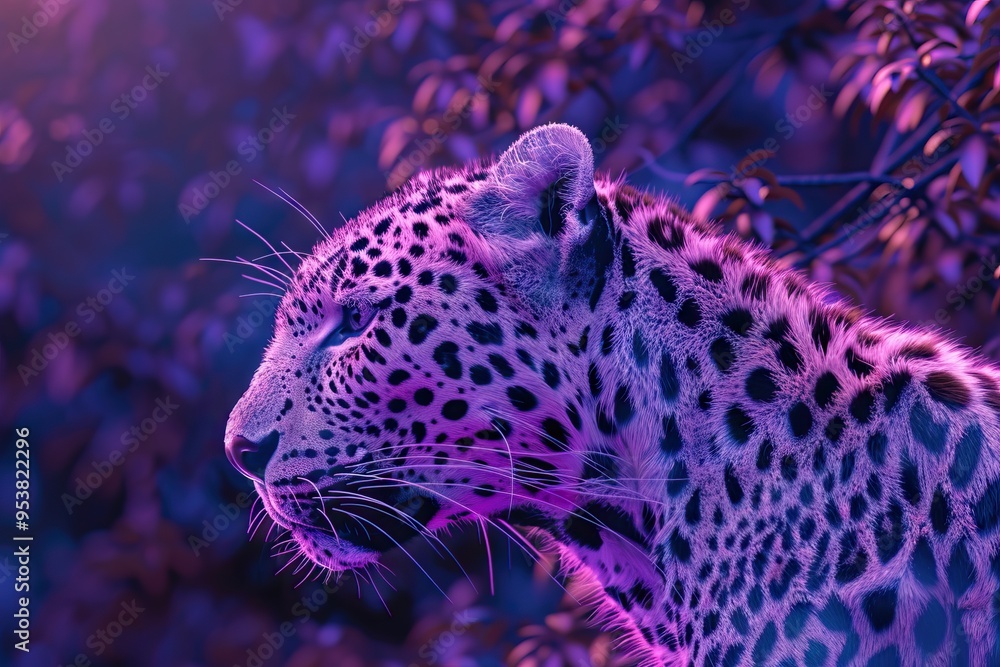 Leopard Pattern Purple Leopard Pattern Leopard Pattern Purple Leopard Pattern
