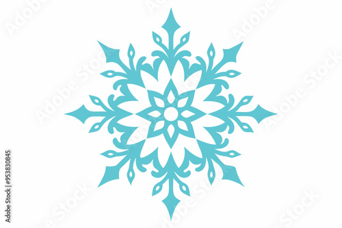 illustration of a snowflake icon