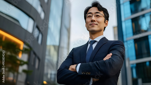 portrait of a asian businessman