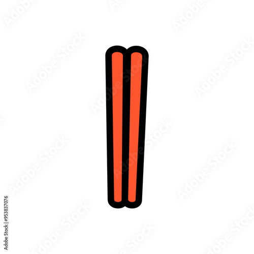 箸のアイコン　イラスト