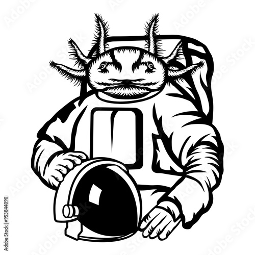 Astronaut Axolotl