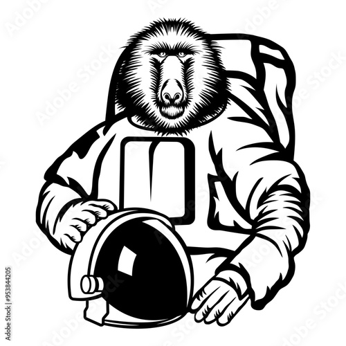 Astronaut Baboon