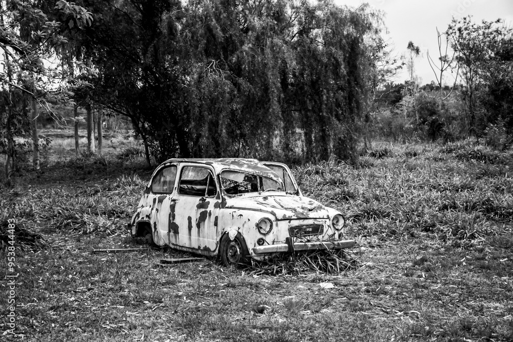 vehículo abandonado