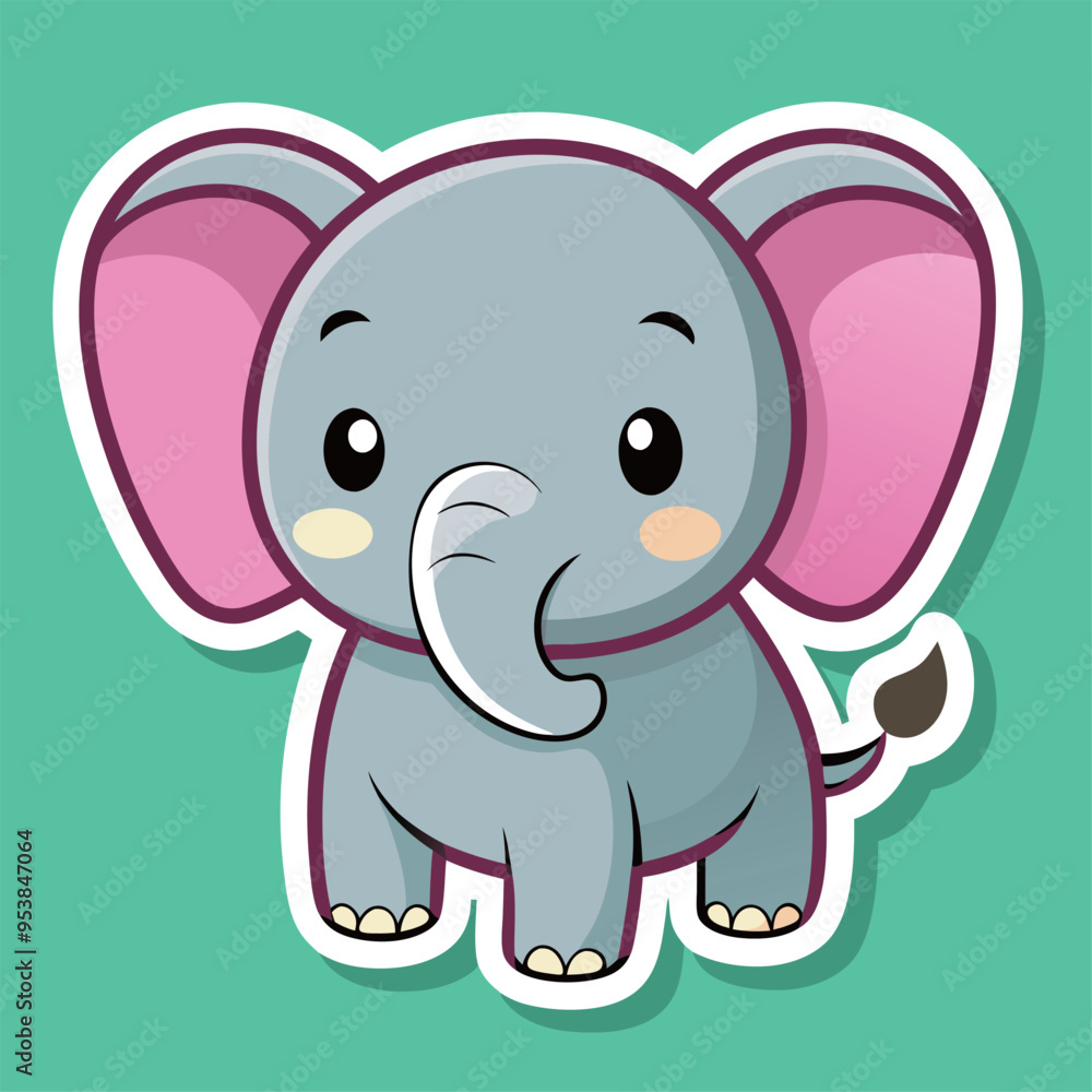 Fototapeta premium Cute Elephant