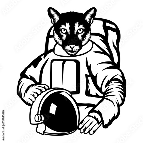 Astronaut Mountain Lion