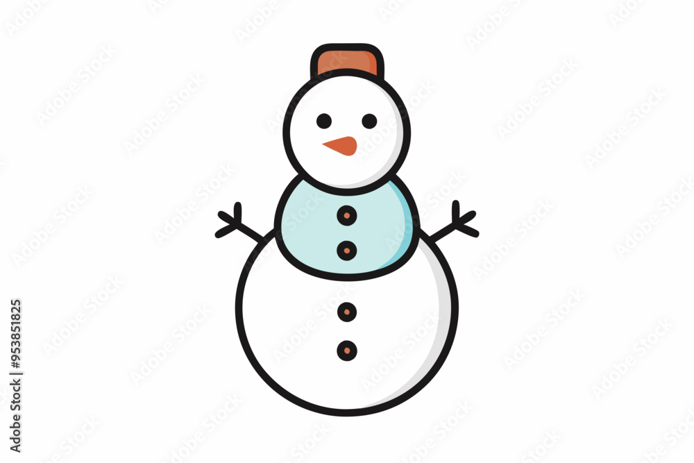 snowman with hat snowman with hat