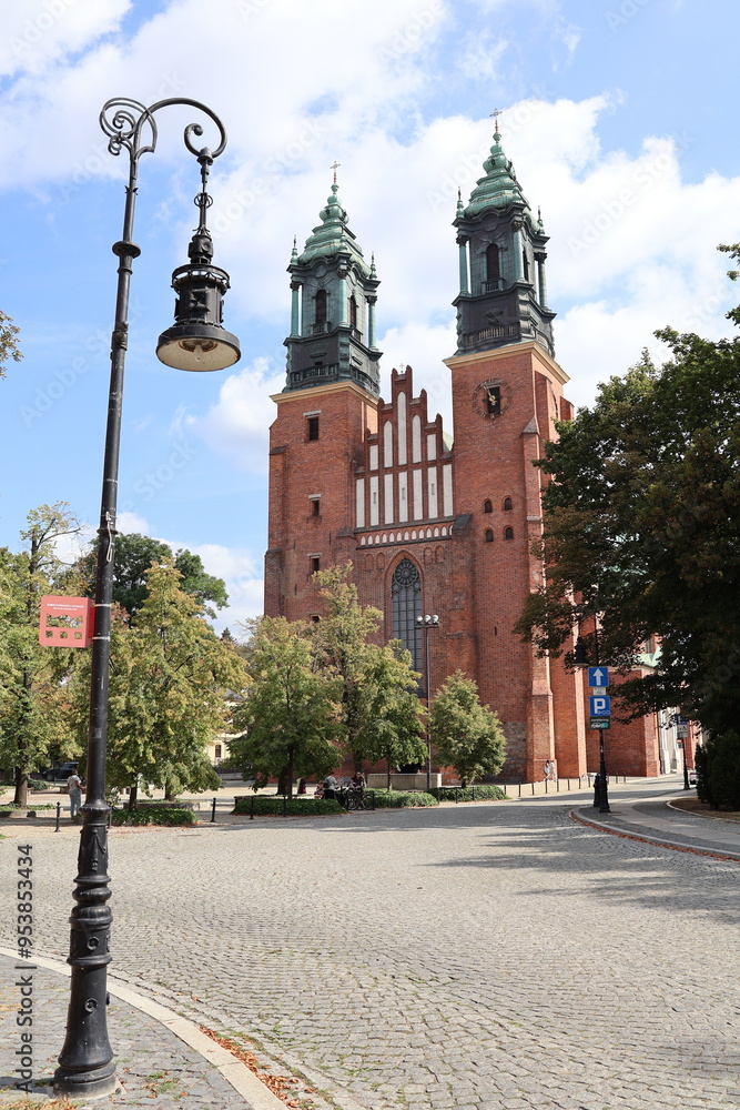 Obraz premium Ostrov Tumski, Poznan, Poland 