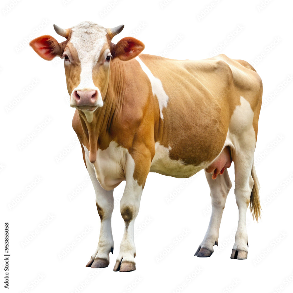 A cow standing with a Transparent background A cow standing with a Transparent background