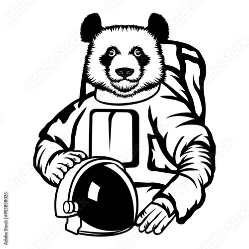Astronaut Panda