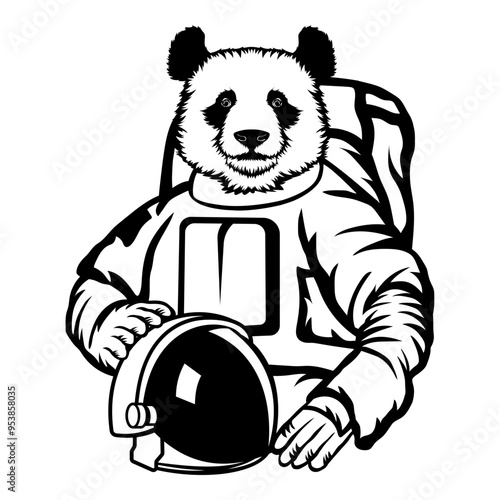 Astronaut Panda
