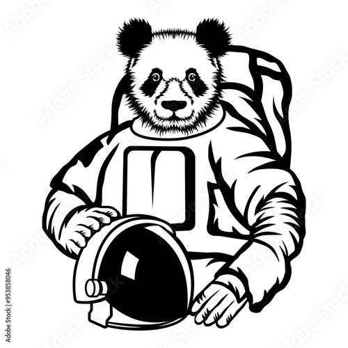 Astronaut Panda