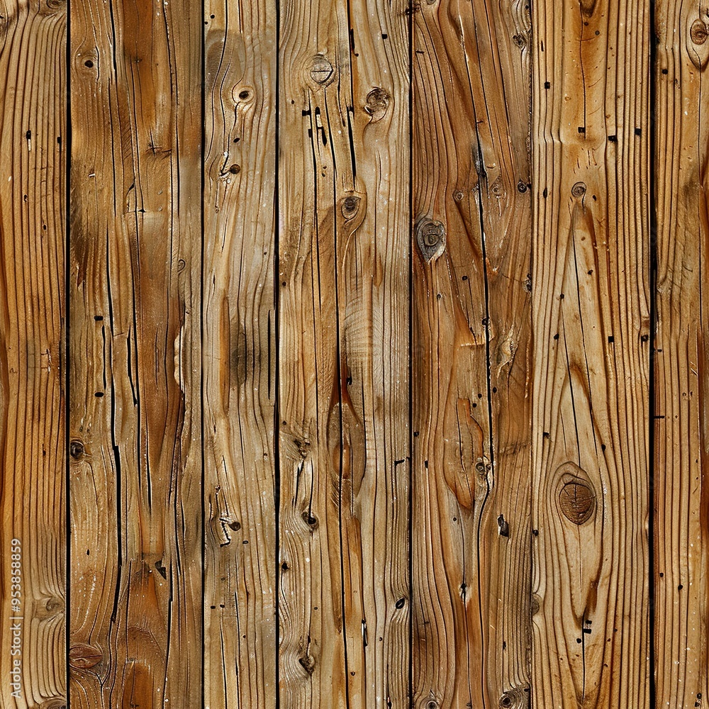 Fototapeta premium Seamless wood texture. Tile with a wooden pattern.